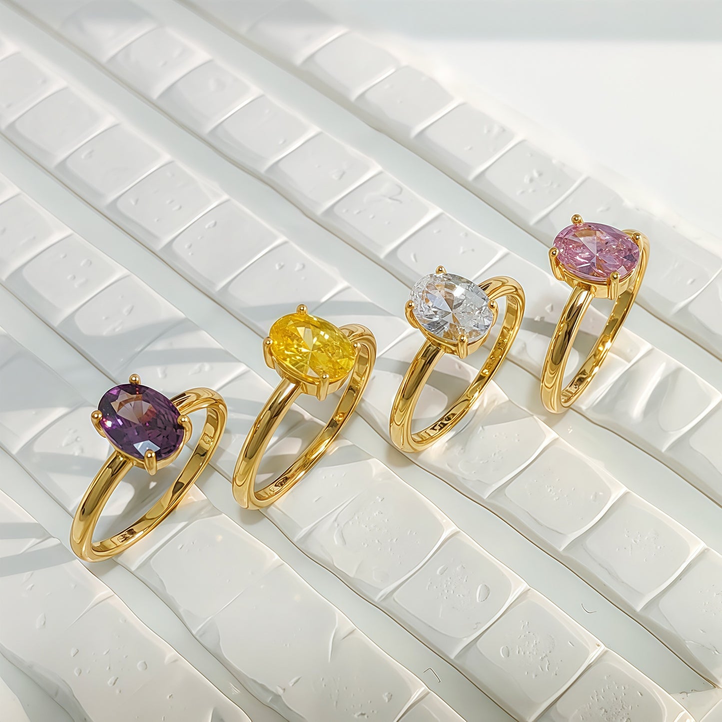 Lumi — Oval Zircon Ring