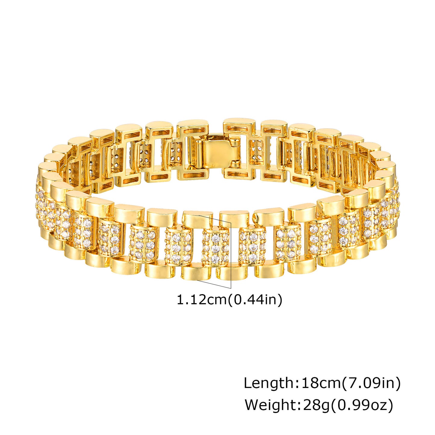 Minimal Gold-Tone Bracelet